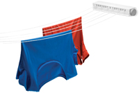 Honey-Can-Do DRY-01626 Adjustable Clothesline, Nylon, 16-1/2 in L