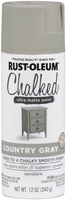 RUST-OLEUM 302593 Ultra Matte Spray Paint, Ultra Matte, Country Gray, 12 oz,