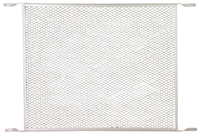 M-D 33340 Door Grill, 20.38 in W, 34-1/4 in H, Aluminum, Mill