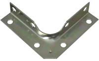 National Hardware V114 Series N245-407 Corner Brace, 3 in L, 5/8 in W, 3 in