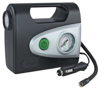 Slime 40032 Tire Inflator, 12 V, 0 to 100 psi Pressure, Dial Gauge