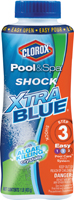 Clorox POOL & Spa Shock Xtrablue 33020CLX Pool Chemical, 1 lb Bottle, Solid,