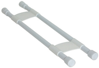 CAMCO 44073 Refrigerator Bar, Plastic, White, 16 to 28 in L