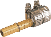 Landscapers Select GB91053L Hose Mender with Clamps, 1/2 in, Male, Brass,