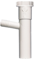 Plumb Pak PP66-14W Dishwasher Tailpiece, 1-1/2 in, 8 in L, Slip-Joint,
