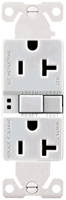 Eaton Wiring Devices SGF20W GFCI Duplex Receptacle, 2 -Pole, 20 A, 125 V,