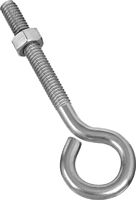 National Hardware N221-580 Eye Bolt, 1/4-20 Thread, 1-1/4 in L Thread, 0.56