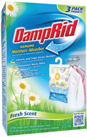 DampRid FG83K Hanging Moisture Absorber, 14 oz Box, Solid, Odorless