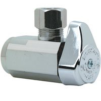 BrassCraft G2R15XCD Stop Valve, 3/8 x 3/8 in Connection, Compression x FIP,