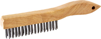 ProSource WB00416S Wire Brush, Shoe Handle, Steel Bristle