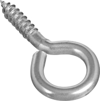 National Hardware 2016BC Series N220-475 Screw Eye, #8, 0.69 in L Thread,