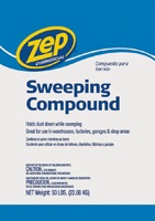 Zep HDSWEEP50 Sweeping Compound, 50 lb Bag, Solid, Odorless