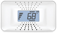 FIRST ALERT 1039753 Carbon Monoxide Alarm with Temperature Digital Display,