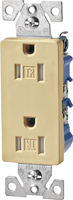 Eaton Wiring Devices TR1107V-BOX Duplex Receptacle, 2 -Pole, 15 A, 125 V,