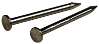 HILLMAN 122533 Wire Nail, 1-1/4 in L, Steel, Stainless Steel, Flat Head,