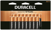 DURACELL COPPERTOP MN1500 Series MN1500B16 Alkaline Battery; 1.5 V Battery;