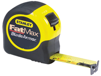 STANLEY 33-730 Measuring Tape, 30 ft L Blade, 1-1/4 in W Blade, Steel Blade,