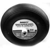 ARNOLD WB-466 Pneumatic Wheel; 4 x 6 in Tire; 14 in Dia Tire; Ribbed Tread;