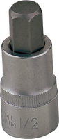 Vulcan 3506012113 Hex Bit Socket, Chrome, 2-1/2 in OAL