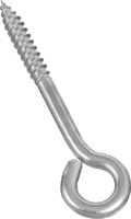 National Hardware N220-772 Lag Screw Eye, 1/4 in Thread, 1-1/2 in L Thread,