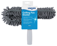 Unger 972660 Duster; Microfiber Cloth Head; 10 in L Handle