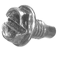 Halex 63299 Ground Screw, #10-32 Thread, Hex Drive, Steel