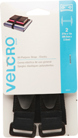 VELCRO Brand 90441 Fastener; 1 in W; 27 in L; Velcro; Black