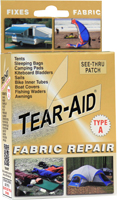 TEAR-AID D-KIT-A01-100 Fabric Repair Kit, A, Clear