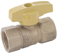 BrassCraft PSBV503-12 Gas Ball Valve, 3/4 in Connection, Flared, 5 psi