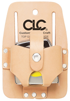 CLC Tool Works 464 Tape Holder; 1 -Pocket; Leather; Tan; 3-1/2 in W; 2-3/4