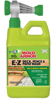 Mold Armor FG51264 Deck and Fence Wash, Liquid, Yellow, 64 oz, Spray