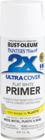 RUST-OLEUM PAINTER'S Touch 249058 Spray Primer, Flat, White, 12 oz, Aerosol