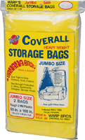 Wrap's Banana Bags CB-60 Storage Bag, Jumbo, Plastic, Yellow, 60 in L, 108