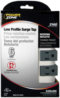 PowerZone Surge Protector Tap, 6 Outlet