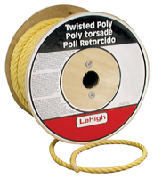 Wellington PY345 Rope; 3/4 in Dia; 150 ft L; Polypropylene; Yellow