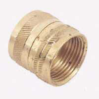 Plumb Pak PP850-67 Hose Adapter, 3/4 x 3/4 in, FHT x FIP, Brass, For: Garden