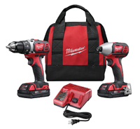 Milwaukee 2691-22 Two-Tool Combo Kit, 18 V Battery