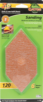 Gator Zip 7206 Refill Sheet; 6 in L; 3 in W; Fine; 120 Grit; Aluminum Oxide