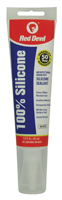 Red Devil 0810 Silicone Sealant, White, -60 to 400 deg F, 2.8 oz Squeeze