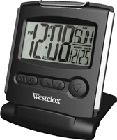 Westclox 72028 Alarm Clock, CR2032 Lithium Battery, LCD Display