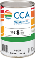 CCA NovoColor II Series 076.008847N.005 Universal Colorant, Fast Red,