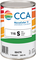 CCA NovoColor II Series 076.008847N.005 Universal Colorant, Fast Red,