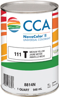 CCA NovoColor II Series 076.008814N.005 Universal Colorant, Medium Yellow,