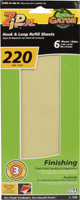 Gator 7249 Refill Sanding Sheet, 220 Grit, Extra Fine, Aluminum Oxide