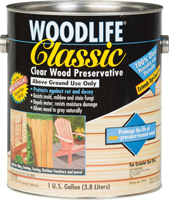 WOLMAN WoodLide Classic 00903 Wood Preservative, Clear, Liquid, 1 gal, Can