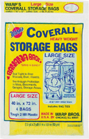 Wrap's Banana Bags CB-40 Storage Bag, L, Plastic, Yellow, 40 in L, 72 in W,