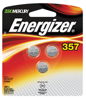 Energizer 357BPZ-3 Coin Cell Battery, 1.5 V Battery, 150 mAh, 357 Battery,