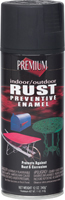 RUST-OLEUM RP1003 Rust-Preventative Spray Paint; Flat; Black; 12 oz; Aerosol