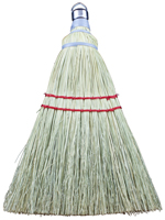 Chickasaw 19 Whisk Broom, 4 in Sweep Face, 7-1/2 in L Trim