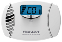 FIRST ALERT 1039746 Carbon Monoxide Alarm with Backlit Digital Display and